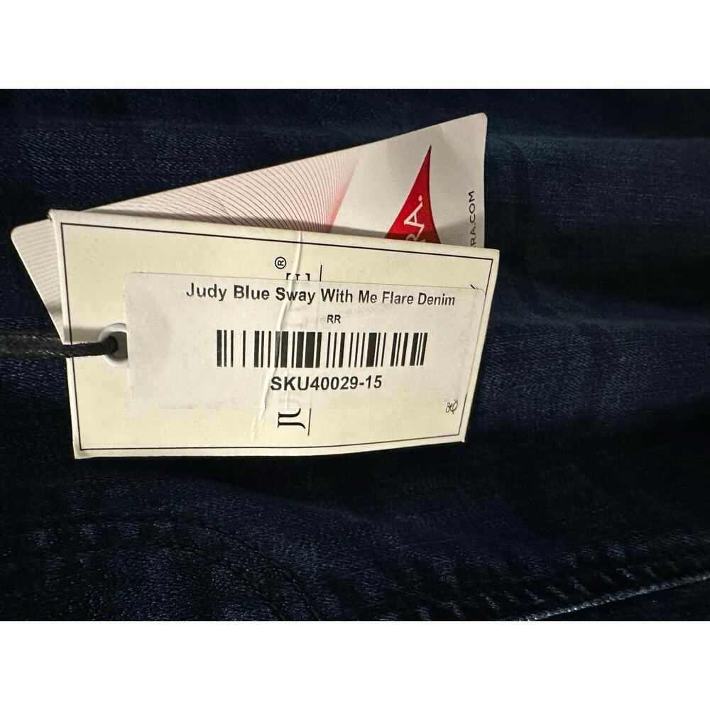 Judy Blue Sway With Me Flare Denim Jeans Women 15/32 Western Cowgirl Boho Aztec - Picture 3 of 9